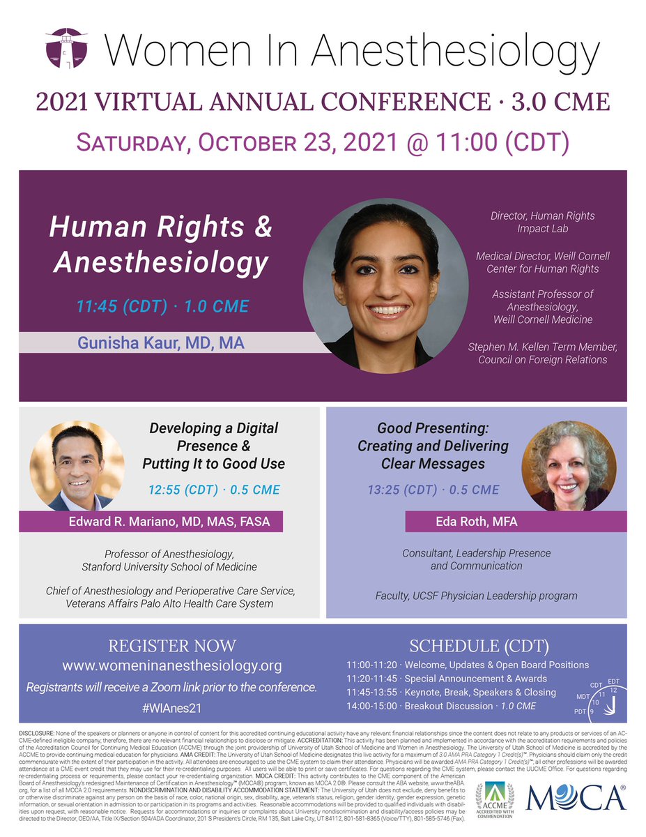 womenMDinanesth's tweet photo. It’s that time of the year!! 
Fall - pumpkin spice everything and the Women in Anesthesiology annual conference
October 23rd at 11am. Save the date, register on our website 
https://t.co/fs5c8xuJ6o 

Listen to amazing speakers, connect with fantastic women in Anesthesiology https://t.co/l1M4LSLW9o