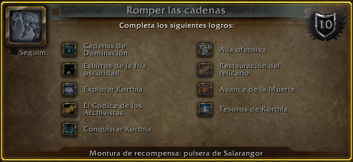 AlterTimeSK's tweet photo. ⚠️ Blizzard corrige el logro Romper las cadenas​ y ya otorga Mano de Salaranga.

👉 https://t.co/joELzqcI3t https://t.co/ho3qzRLoTL