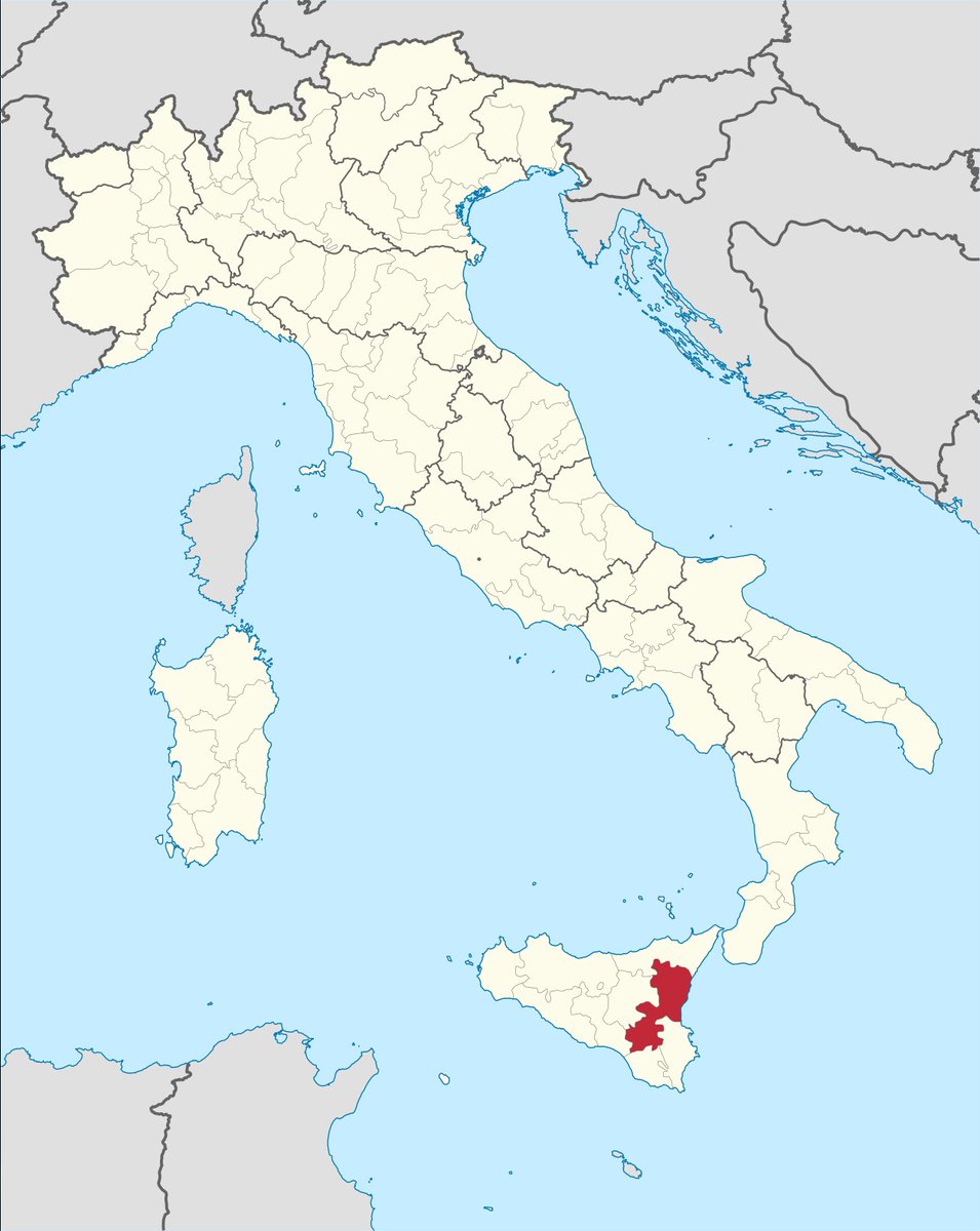 「イタリア・シチリア島のカターニア県では10の自治体が接する場所(エトナ山)がある」|ニホニウンのイラスト