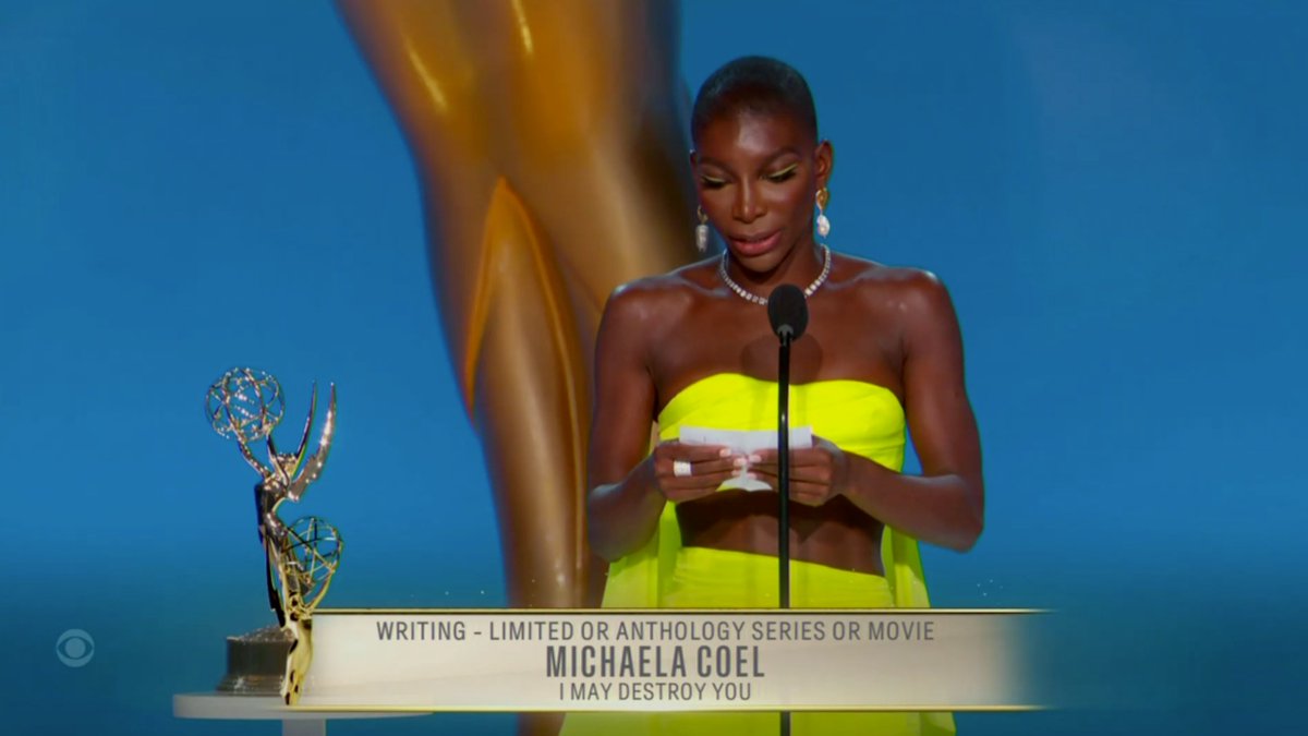 vulture's tweet image. EMMY WINNER MICHAELA COEL