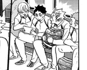 the way bokuto holds his bag... 