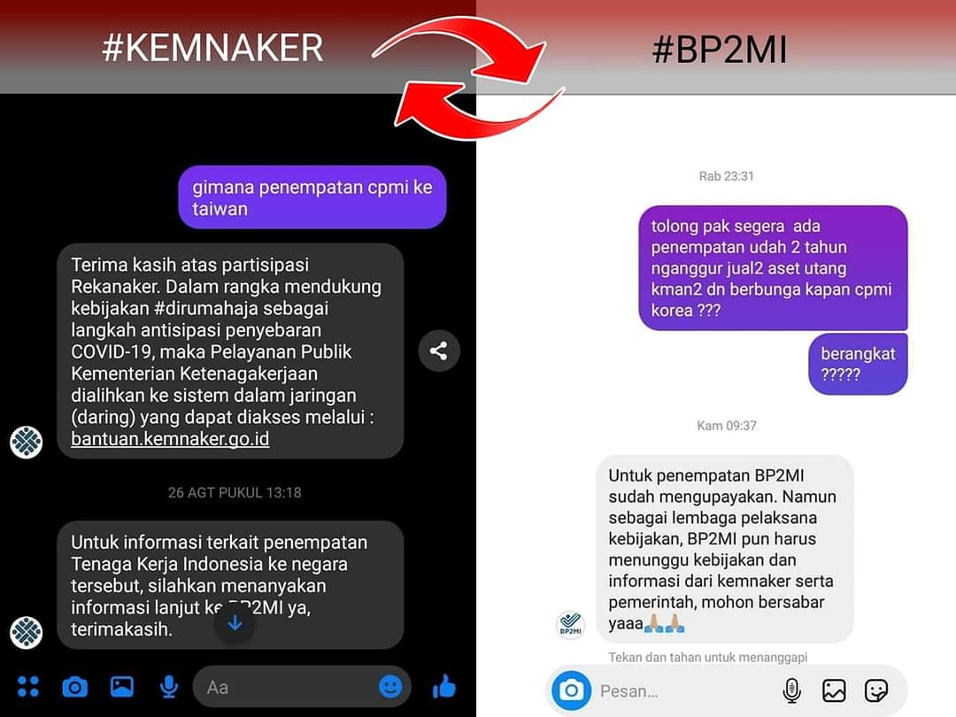 HerryDelta3's tweet photo. Saling lempar sembunyi tangan,,,gimana nih menurut bapak
Puluhan ribu CPMI terkatung katung tdk ada kejelasan hampir 2thn loh ya @jokowi @KemensetnegRI @ganjarpranowo @NajwaShihab @DPR_RI @bp2mi_ri @KemnakerRI 
#penempatancpmi
#savecpmi
#cpmigtogkoreamenggugat https://t.co/YzeYwO8goH