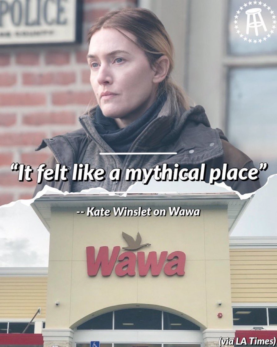 Kate Winslet won her second career Emmy for her role in Mare of Easttown.

DELCO ON TOP!