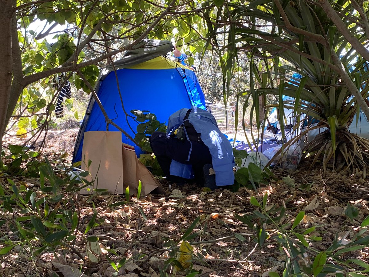 Forensic police are combing through a makeshift camp in the dunes at Coolangatta after a woman was slashed with a knife nearby while exercising early this morning. A 20-yr-old man has been arrested. The victim was taken to Robina hospital for treatment. <a href="/9NewsGoldCoast/">9News Gold Coast</a>
