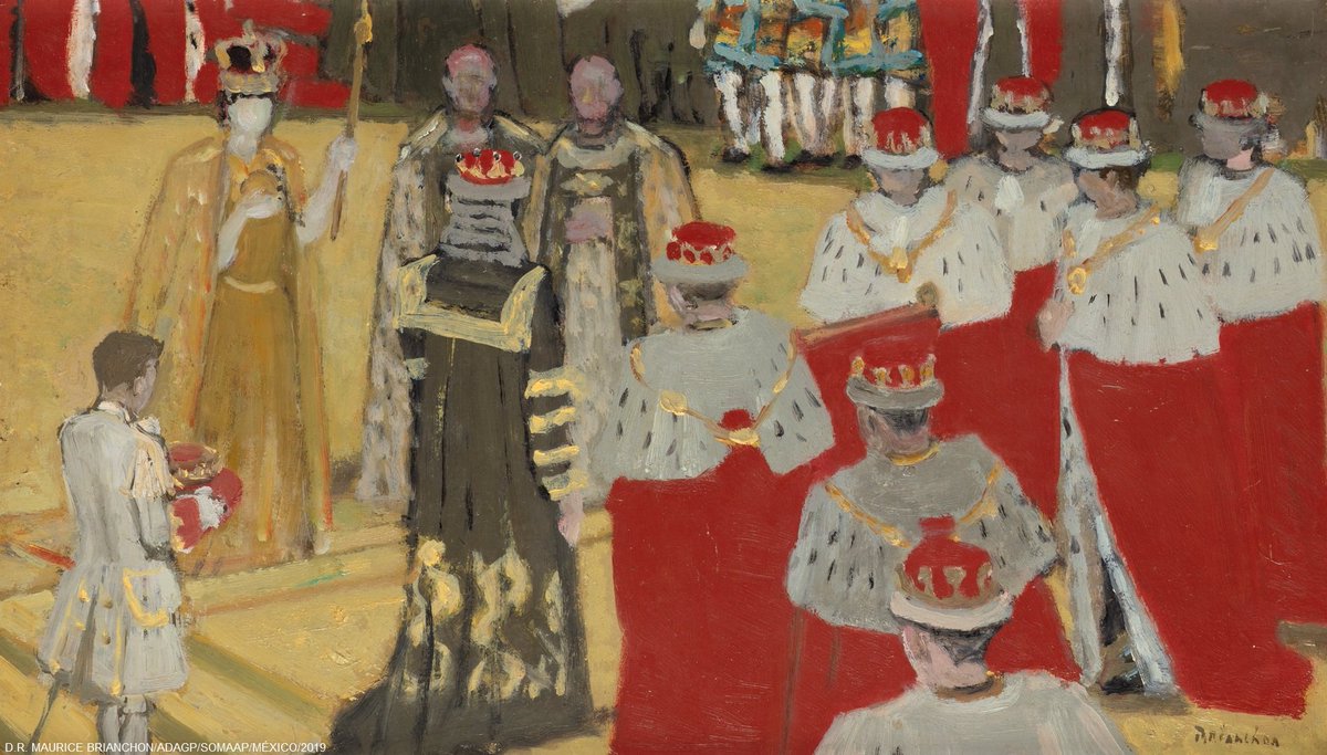 Alfonso Miranda M (@a_mirandam) on Twitter photo Óleo "de" #TheCrown en <a href="/ElMuseoSoumaya/">Museo Soumaya</a>.
La coronación de Isabel II se llevó a cabo en 1953. El artista francés Maurice #Brianchon fue seleccionado para retratar la ceremonia, la primera en su tipo en ser televisada.
Felicitaciones a #OliviaColman por su #EMMY2021. Óleo "de" #TheCrown en <a href="/ElMuseoSoumaya/">Museo Soumaya</a>.
La coronación de Isabel II se llevó a cabo en 1953. El artista francés Maurice #Brianchon fue seleccionado para retratar la ceremonia, la primera en su tipo en ser televisada.
Felicitaciones a #OliviaColman por su #EMMY2021.