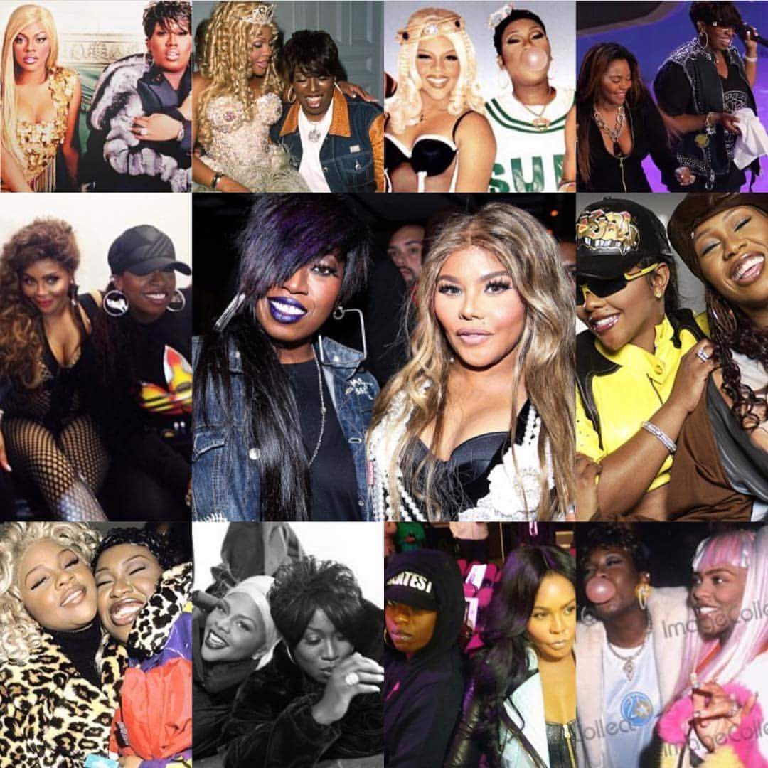 divas_rap's tweet photo. #LilKim &amp; #MissyElliott have such a beautiful friendship! @MissyElliott can you please do a joint album with Kim?! 💝 https://t.co/TNK4OfN33s