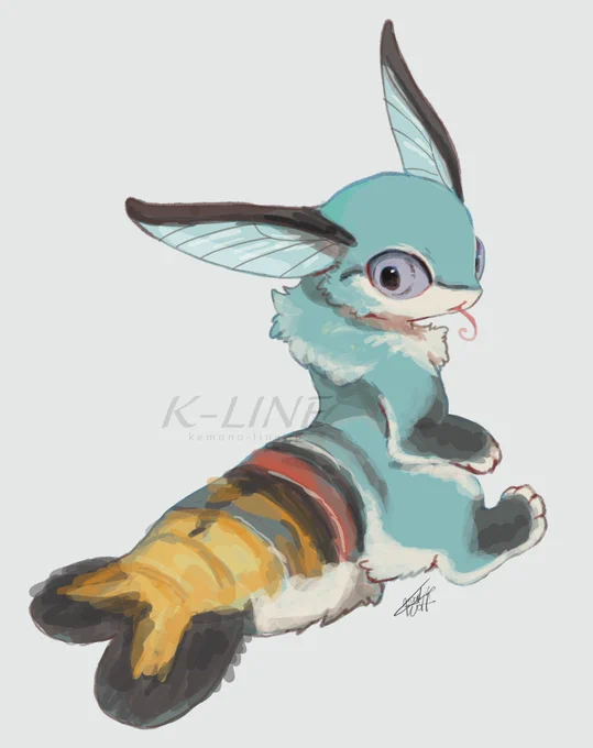 オオスカシバいぬ #RadysSketchbook 