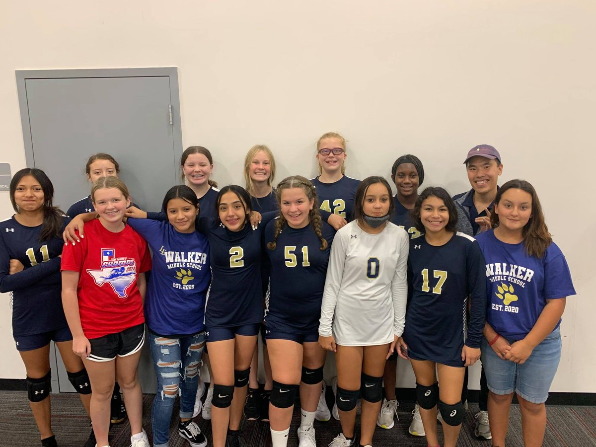 This weekend both the 7th and 8th grade Walker Volleyball teams played in our first ever tournament! The girls played hard and improved so much this weekend. Can't wait to get back to work tomorrow. Future of <a href="/LEHSVolleyball/">Lobo Volleyball</a> looks bright! <a href="/LEISDAthletics/">LEISD Athletics</a>