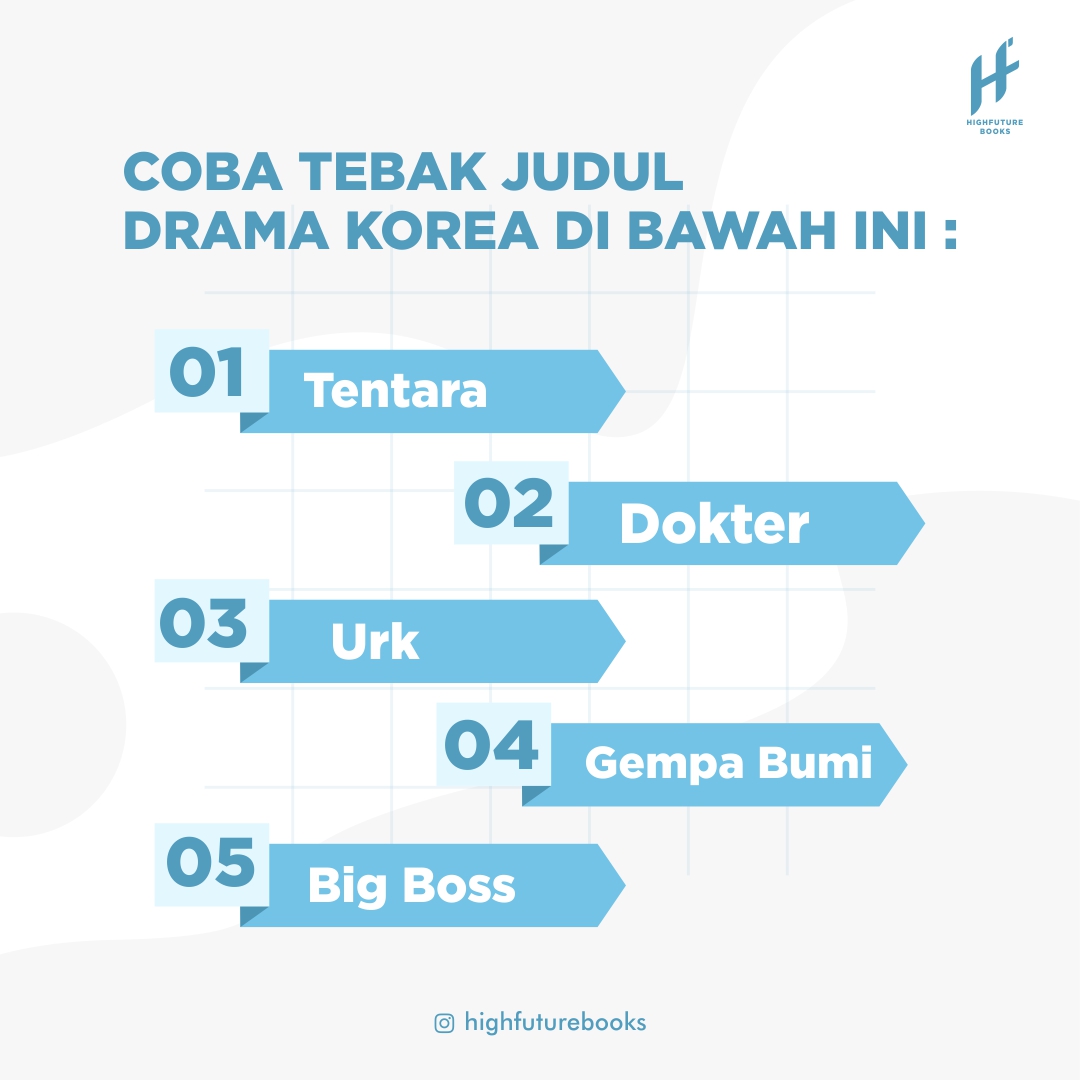 highfuturebooks's tweet photo. Yuk, tebak judul drama korea ini apa? 😍 https://t.co/kQAzL4h7Vm