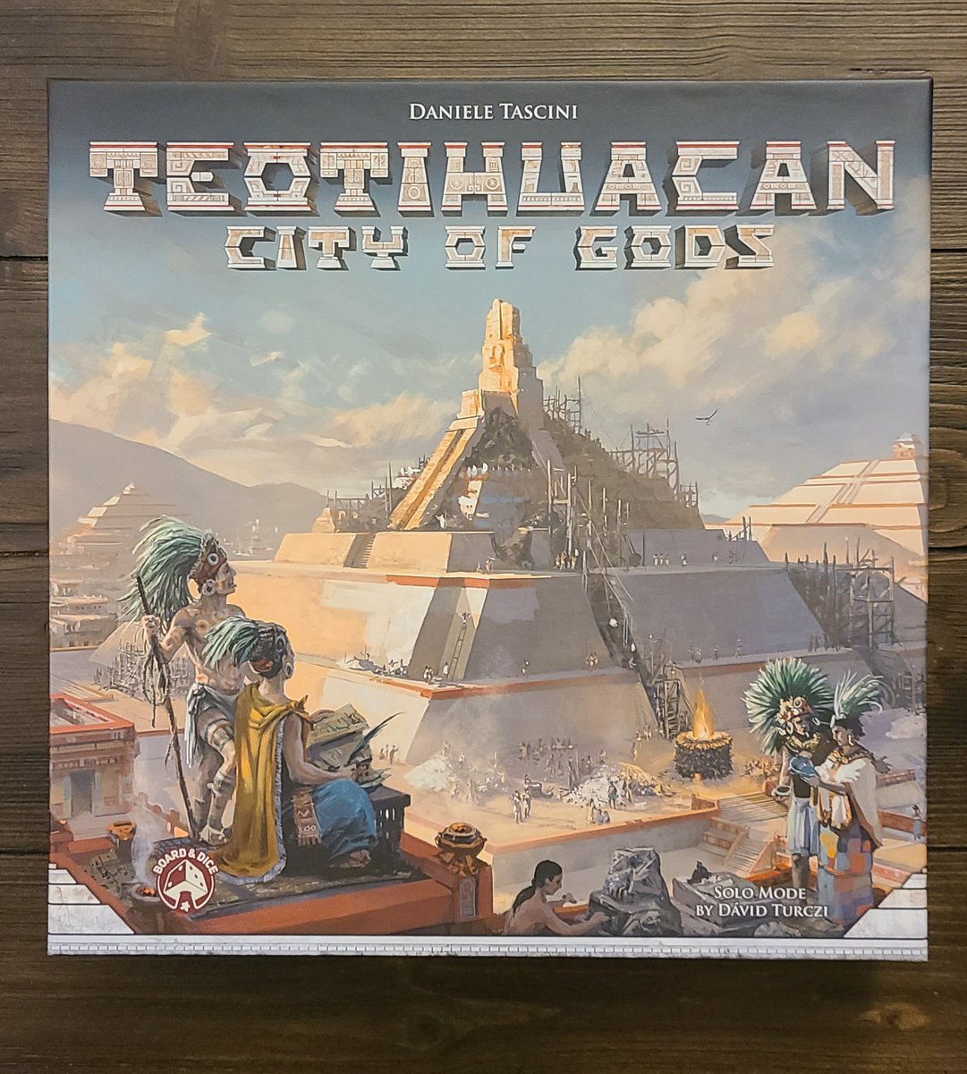 TableIt_'s tweet image. Making our way through the T-Series, we have played Teotihuacan from @BoardAndDice several times over now. Using a few different modules from the expansions every time! Love to watch the pyramid build up over time and strategize when is the best time to take certain actions.