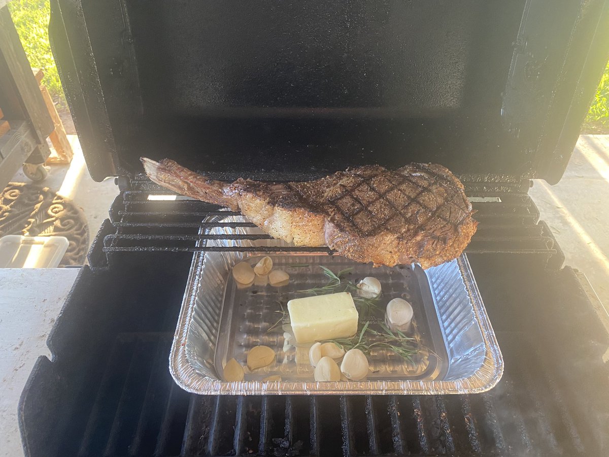 SteveMadril's tweet photo. SM1 likes to grill + SM2 watches too many YouTube videos = Sunday evening in The Riv. #SaltBae #SteveBae π₯©π§π¨ https://t.co/1zAZUOYnmH