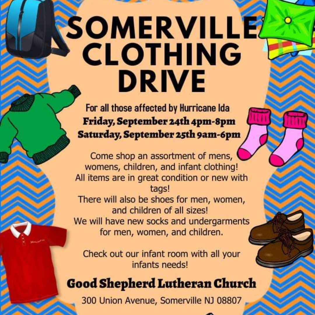 I am so thankful for the community #somervillenj coming together to help our families affected by #idahurricane  I am beyond grateful for you all.