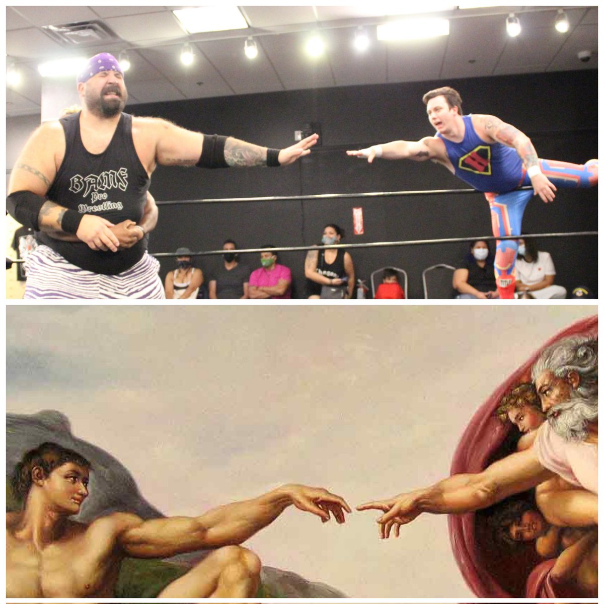 DLutzker's tweet photo. Ehh close enough I guess.
๐ธ: @kararoessner
๐คผ: @VersusProStudio
#RealDealManOfSteel #Hollowpoint #IntoTheHollowverse #DefinitionOfDemolition #BigDirty #WorldsFinest #SupremeFightingGentlemen #ProWrestling https://t.co/S0regybTjg