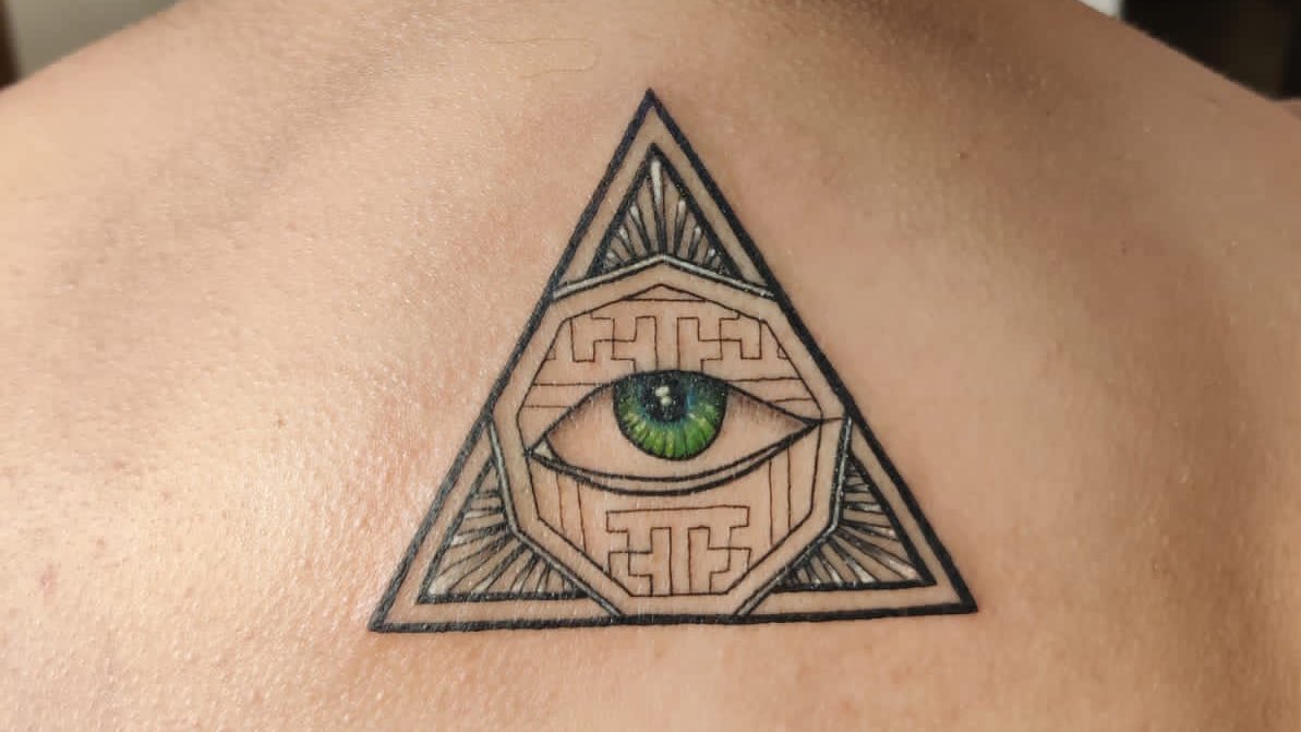 1,434 All Seeing Eye Tattoo Black White Images, Stock Photos, 3D objects, &  Vectors | Shutterstock