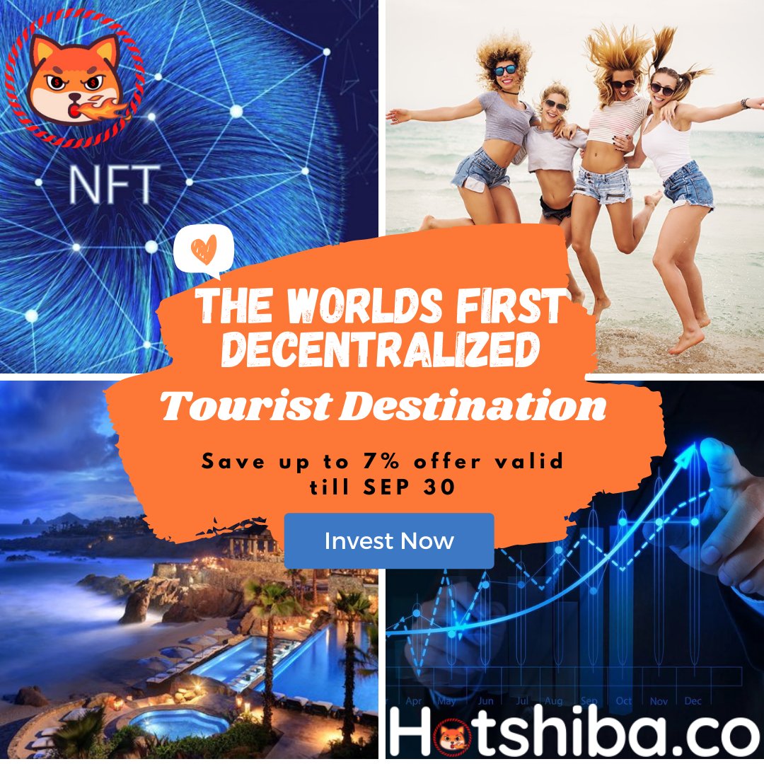 HotShibaInu's tweet photo. "Investment in tourism is an investment in yourself.” Stake HOTSHIBA while you still can.... Airdrop : https://t.co/Lz9wwaeEHH #cryptocurrecy #altcoin #ElonMusk #Tourism #Investment https://t.co/Py4I6RunuP