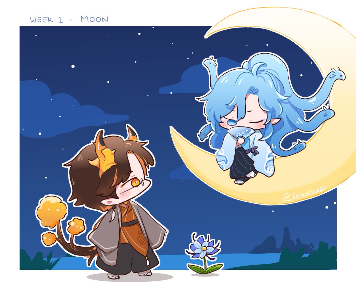 「The Moon and The Rock
#ReOsialWeek Week 」|shea 🍁のイラスト