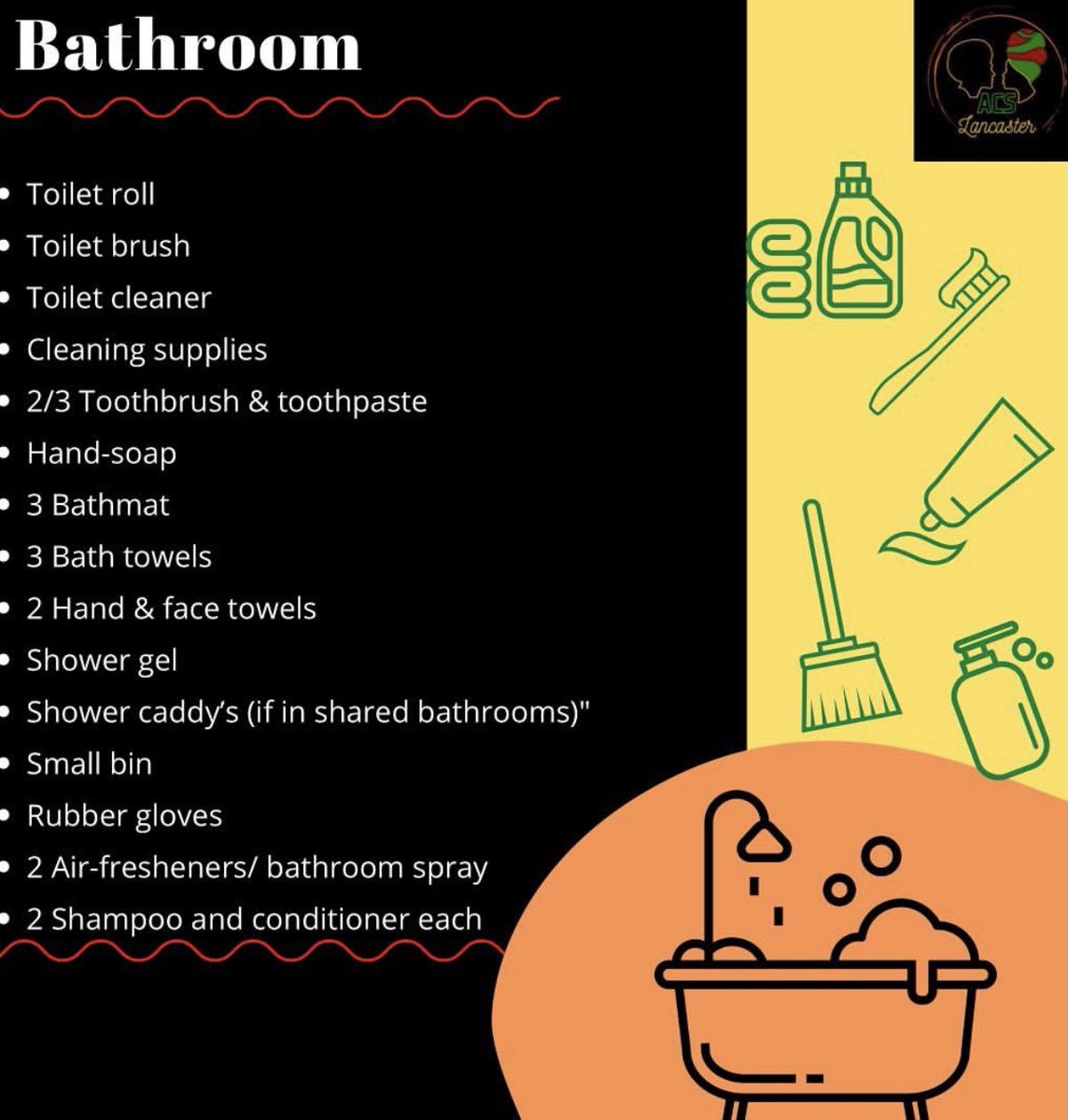 Not long left! Are done with all your uni shopping? Here is a list of things so you don’t forget anything!