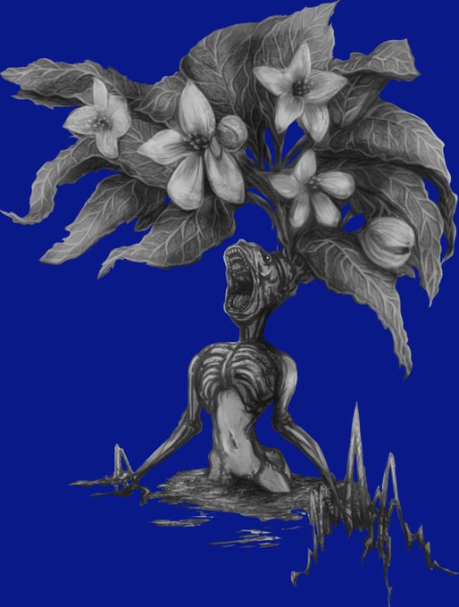 昔描いた絵をデティールアップしてみました。 