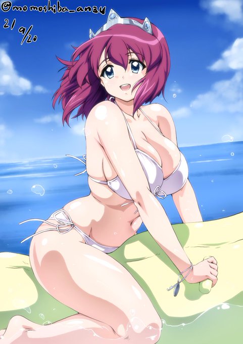 水着のアンリエッタ女王様 