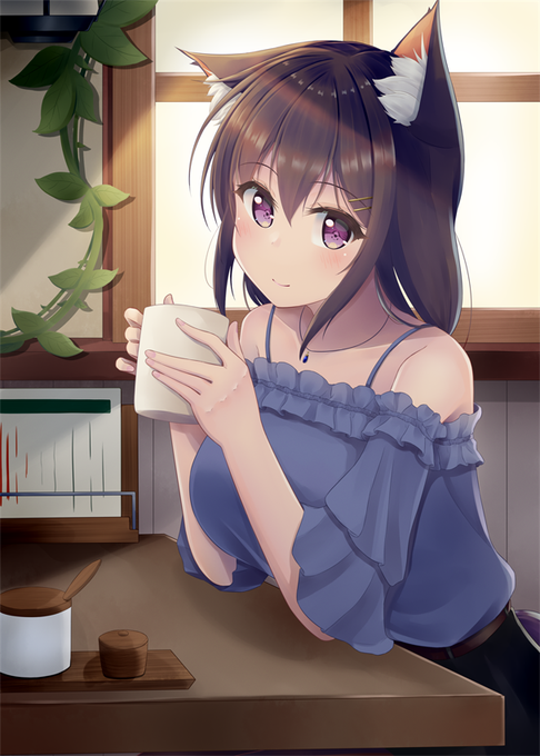 #イラストを4枚貼ると秋風に乗って絵柄を好いてくれる人の元へ届くらしい 
好いてくれたら嬉しいです・・! 