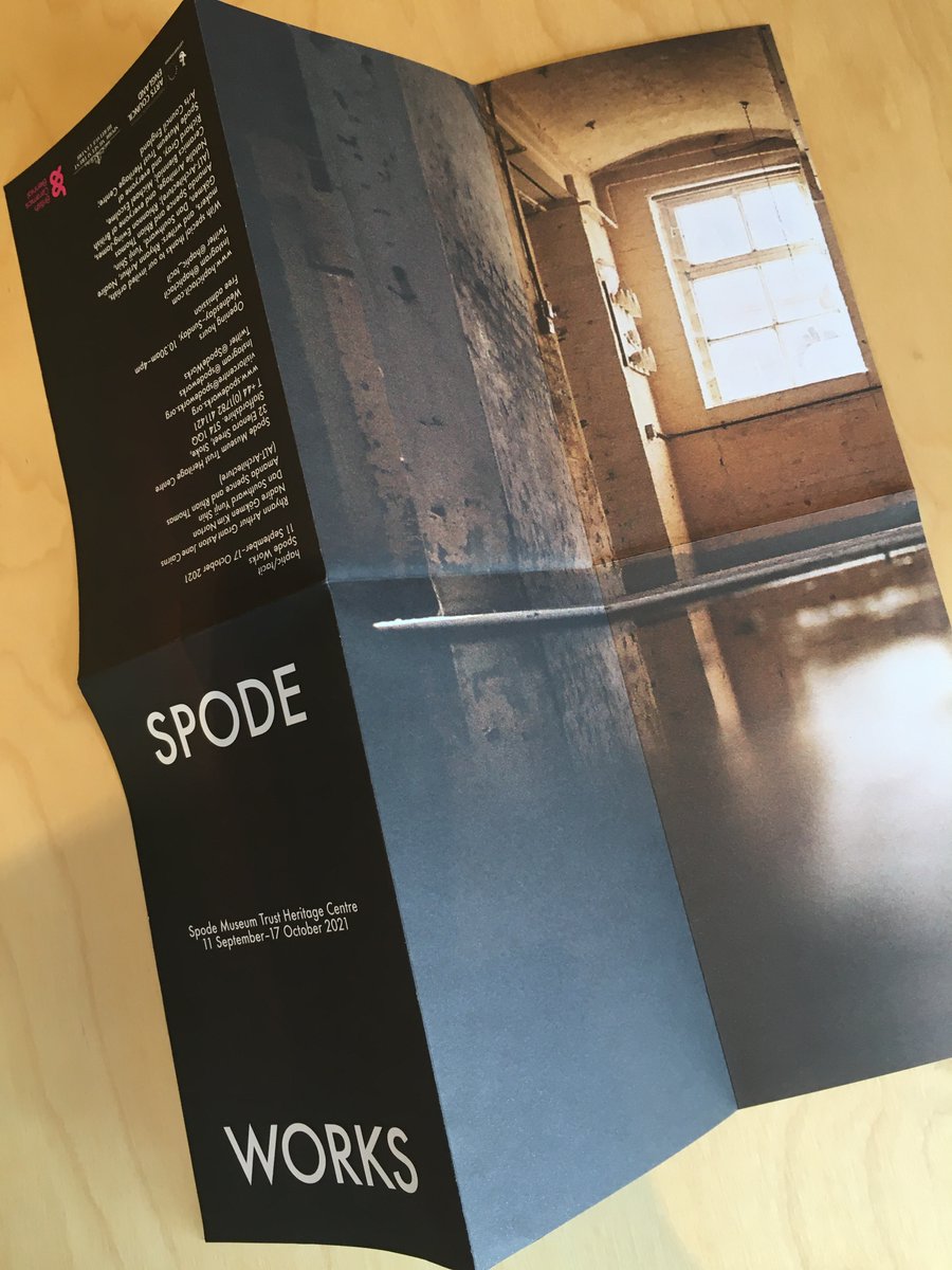 ALT_Archi's tweet photo. Great to see our reflective piece on Spode Works, 'Waiting Space', in print in @haptic_tacit 's exhibition catalogue.Their work, a response to site- it's stillness,the echoes of past lives,and the patina of industry- is on show in Stoke until the 17th Oct. as part of @BCBFestival https://t.co/i8LQDgwS8q