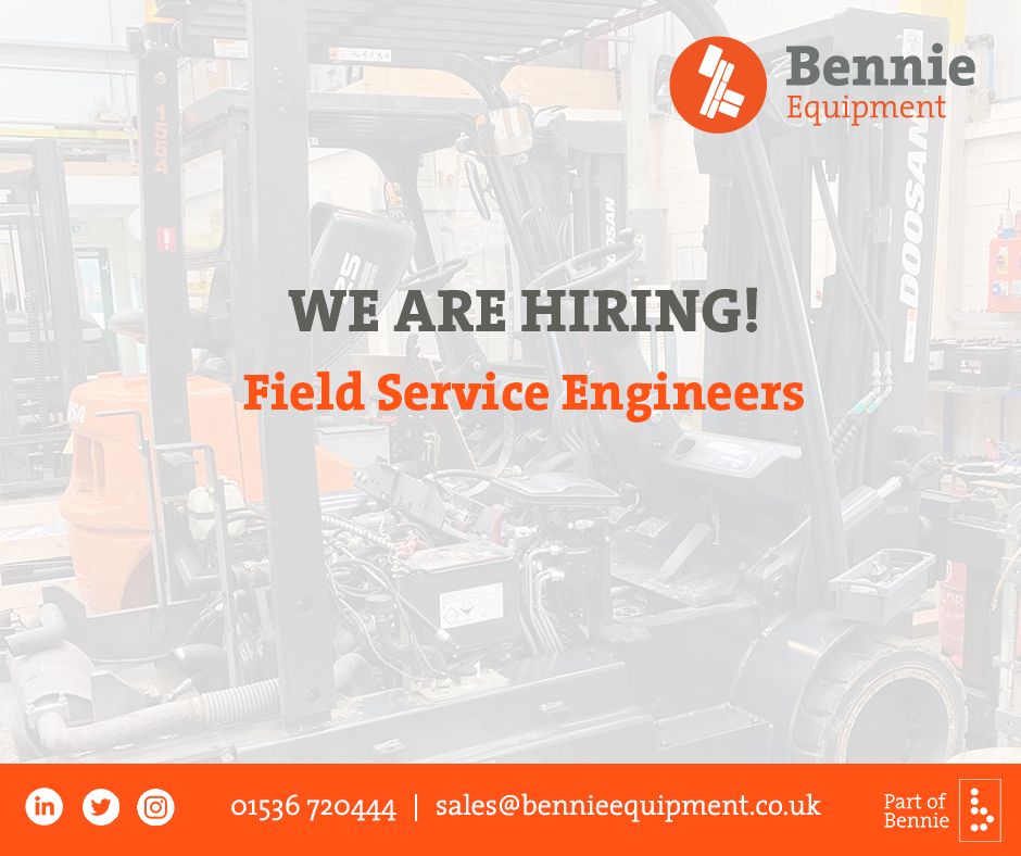 BennieEquipment's tweet image. We are on the hunt for a number of #fieldserviceengineers!  
We want to hear from anyone who has #mechanicalengineering skills. Where we can use your transferrable skills, along with providing you with training.   
Find out more: ow.ly/Aa9L50GcO6m  
#Hiring  #Job