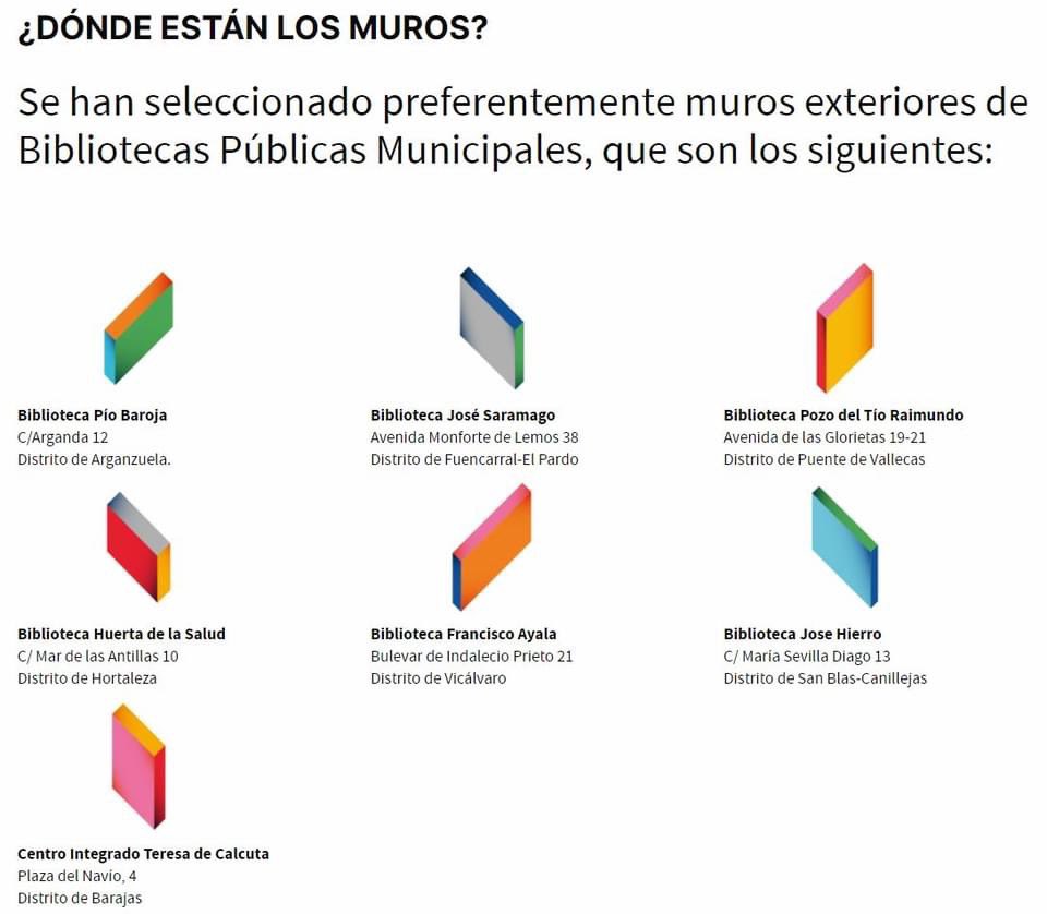 #Cultura | 📚 La Biblioteca Pozo del Tío Raimundo es una de las seleccionadas para el proyecto “Compartiendo Muros”, se hará una pintura mural con el tema de la lectura. ‼️Si tienes una idea y quieres participar 👉🏽👉🏽 decide.madrid.es/compartiendomu…