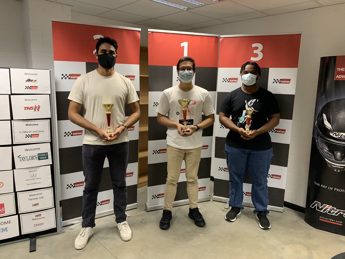 We mark a major step towards normalcy in our labs &amp; offices today. And before that, we had a fantastic retreat with cart racing <a href="/redlodgekarting/">Red Lodge Karting</a> and dinner at Navadhanya as we prepare for the next two months of research. The race winners also got trophies and prizes 😀 #retreat
