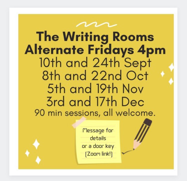 Jo Fletcher-Saxon 🎙️ #EdPodFest (@jfletchersaxon) on Twitter photo #TheWritingRooms opens Friday 4pm for a 90 min blast of writing. Online space. Come together, share writing intentions and progress. Choose a breakout e.g. Shut Up and Write or Pomodoro. Academic or creative, reluctant or procrastinating writers welcome! #mphil #phd <a href="/JoyfulFE/">#JoyFE💛 Collective</a> #TheWritingRooms opens Friday 4pm for a 90 min blast of writing. Online space. Come together, share writing intentions and progress. Choose a breakout e.g. Shut Up and Write or Pomodoro. Academic or creative, reluctant or procrastinating writers welcome! #mphil #phd <a href="/JoyfulFE/">#JoyFE💛 Collective</a>