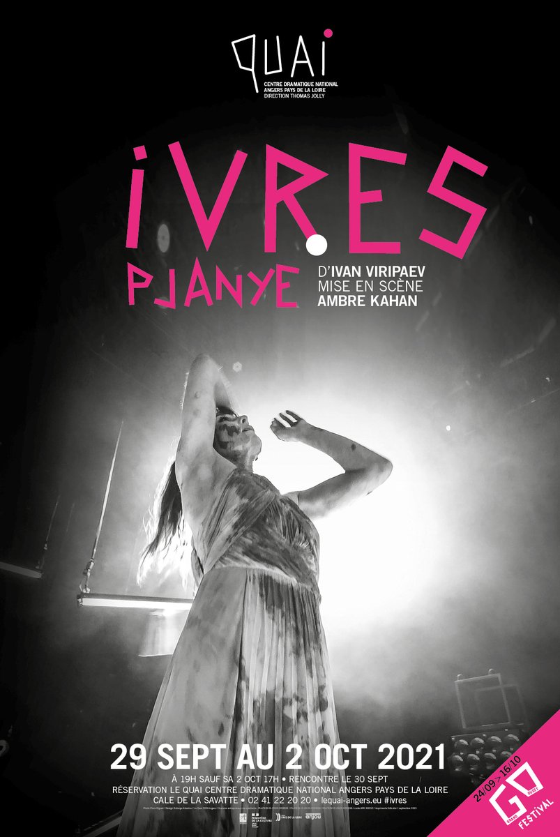 soyoufr's tweet photo. [CREA] Design des deux affiches des créations de @lequai #IAN &amp; #IVRES 
pendant le festival #GOfest qui commence vendredi !
GO FESTIVAL > du 24/09 au 16/10
#Angers #LeQuai2122 #cultureAngers 
.
#soyouaffiche #soyoudesign https://t.co/7z2GQJ2NLs