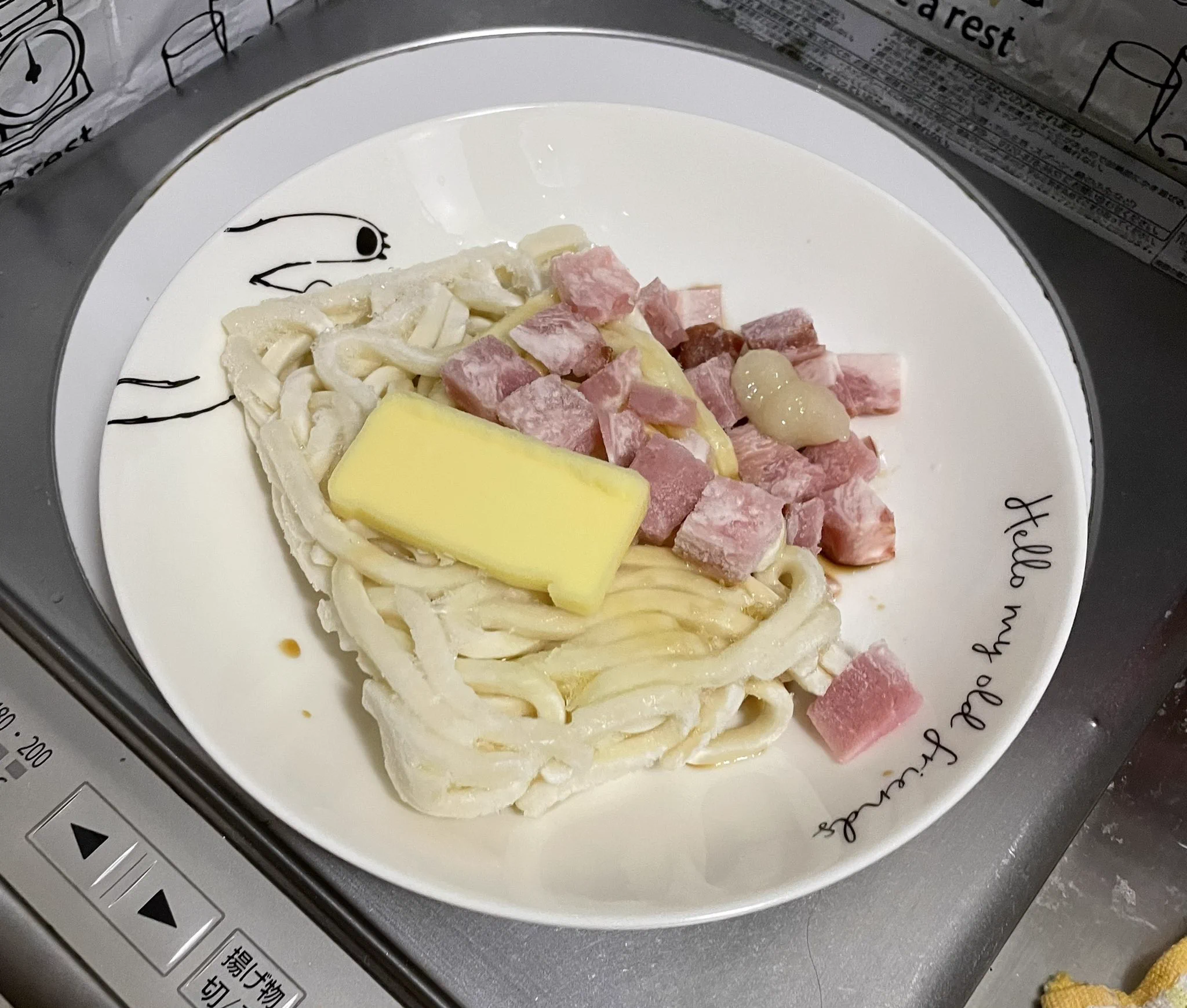 めちゃ適当でもばり美味しかった🕺ちょっとバター入れすぎてしまった  