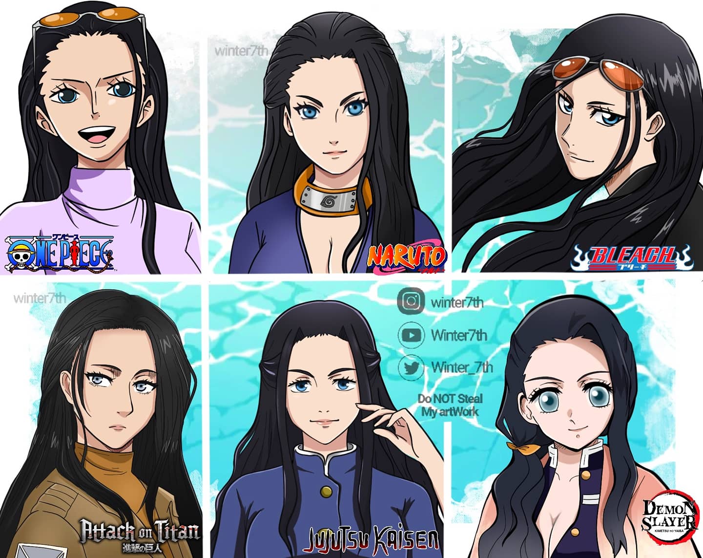 Winter7th 1 Character 5 Mangaka Art Style Nico Robin One Piece Appli Procreate Tablette Ipad Pro 18 Art Digitalart Drawing Anime Illustration Manga 1character4mangakaartstyle Nicorobin Naruto