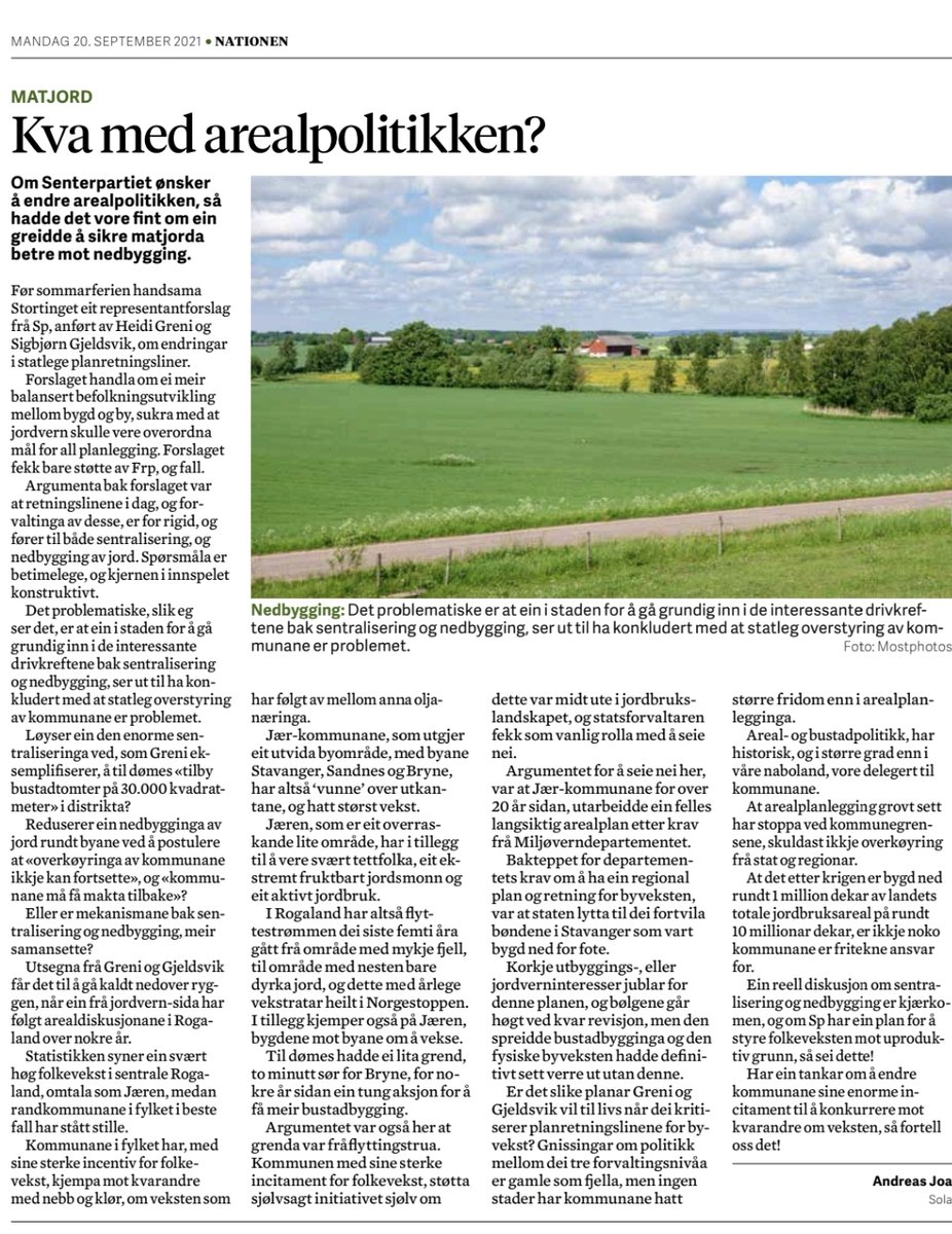 and_joa's tweet photo. Om #matjord som tapte for #sentralisering, og skuldast dette #kommunane sine #incitament?
#jordvern
https://t.co/pnQMAyfMf7
(åpen) https://t.co/GIfTuubzFU