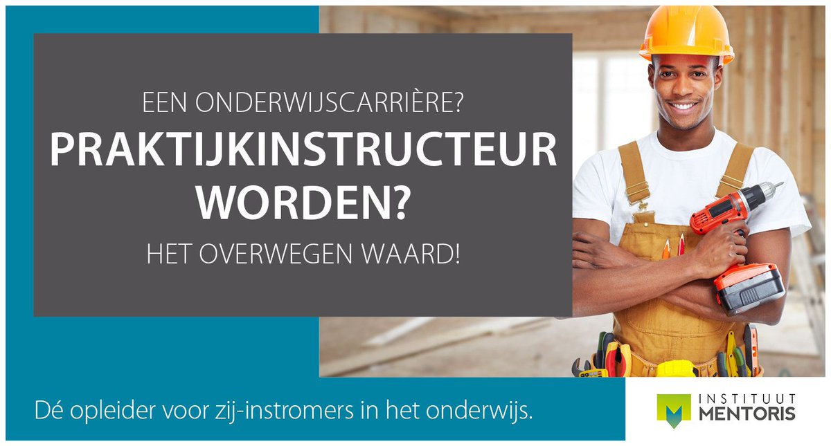 InstMentoris's tweet image. Wordt er geregeld tegen je gezegd: ‘Waarom ga jij het onderwijs niet in? Volg post-mbo-opleiding INSTRUCTEUR IN HET PRAKTIJKONDERWIJS. buff.ly/3kdb9hm
#PRO #VSO #VMBO #MBO #praktijkonderwijs #zijinstromer #opleiding #instructeur #praktijkbegeleider