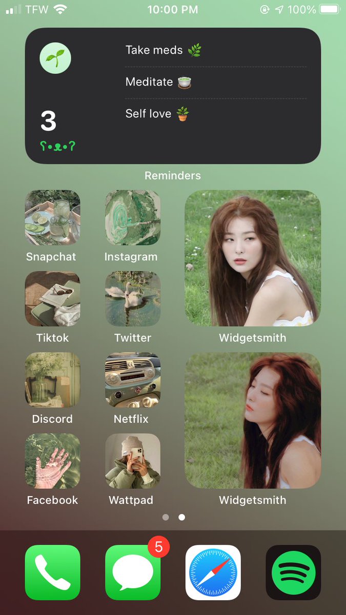 bingbongszk's tweet image. Oomfs how’s my setup #ios14homescreen