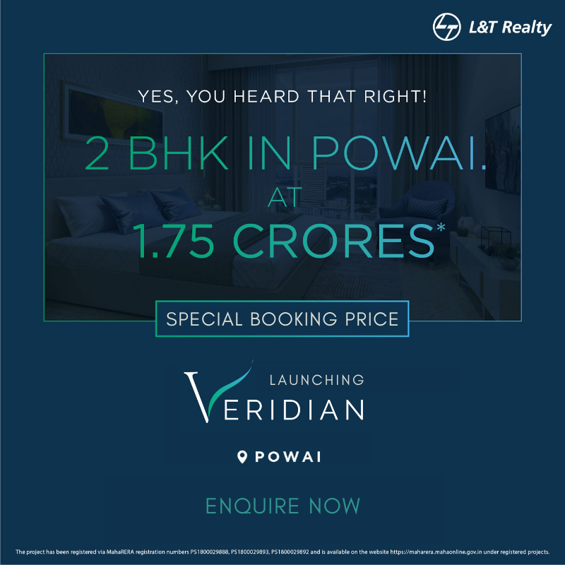 Experience true opulence at Veridian, Powai, where your surroundings are carefully designed and planned to offer you the 100% Life. Call 99025 99025 to know more!
•10 acre of open spaces
•3 acre of greens
•19 acres of finest gated complex
•25+ lifestyle amenities