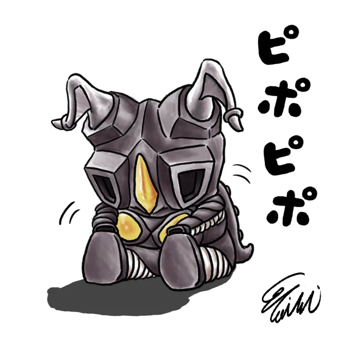 #イラストを4枚貼ると秋風に乗って絵柄を好いてくれる人の元へ届くらしい 