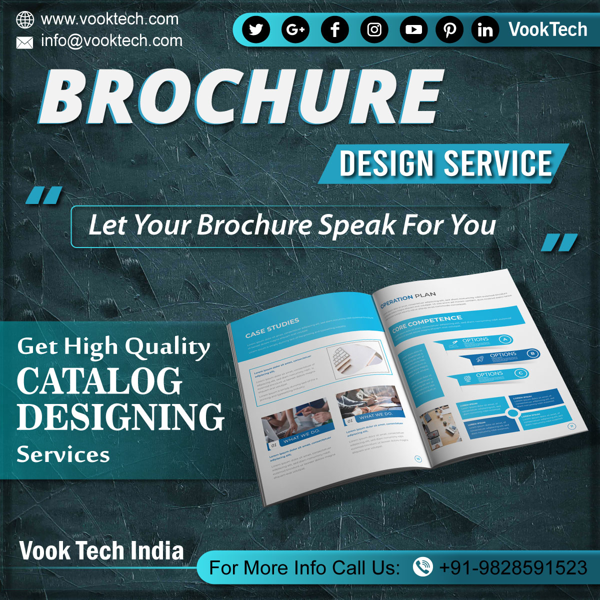 A Well-Developed BROCHURE Is Investment in The Company's Future!! 

Contact Us Today For a Free Consultation +919828591523

#catalogs #companyprofile #profile #corporatebrochures #brochure #marketingbrochures #e-brochures #businessbrochures #salesbrochures #brochures #mailers