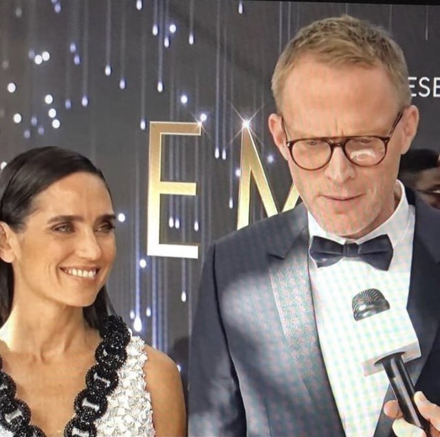 Daily Jennifer Connelly on X: Jennifer Connelly and husband Paul Bettany  attending the Emmys tonight.  / X