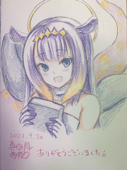 スケブでにのまえいなにすちゃん描かせて頂きました〜😀 