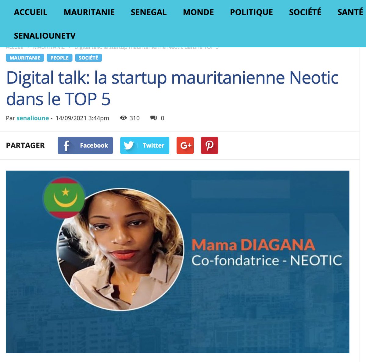 Emergingmed_Co's tweet photo. 🗞 Merci à @senalioune pour cet article dédié à la startup mauritanienne lauréate du programme EMERGING Mediterranean. Découvrez #NEOTIC, une agence de communication web &amp; mobile qui s’adresse aux startups, aux ONG, et aux PMEs. 

https://t.co/0NufGljbT7 https://t.co/sXLgjTdGfY