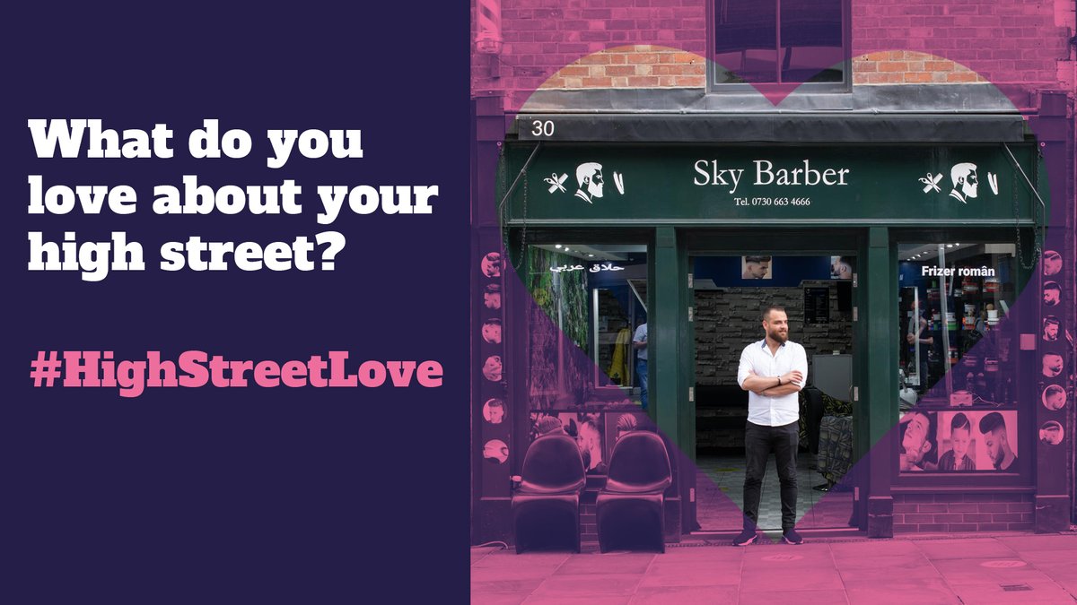 📣 We want to hear from you! This week, from today until Sunday 26 September, we want to hear what YOU love about your high street! 💖 #HighStreetLove