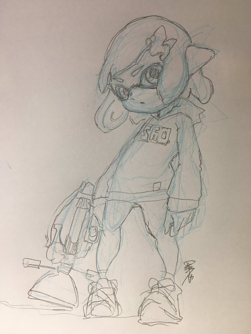 久しぶりにいかちゃん描いた
(落書き) 