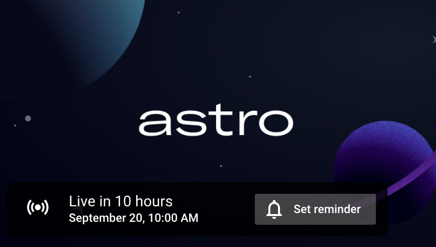 astrodotbuild tweet picture