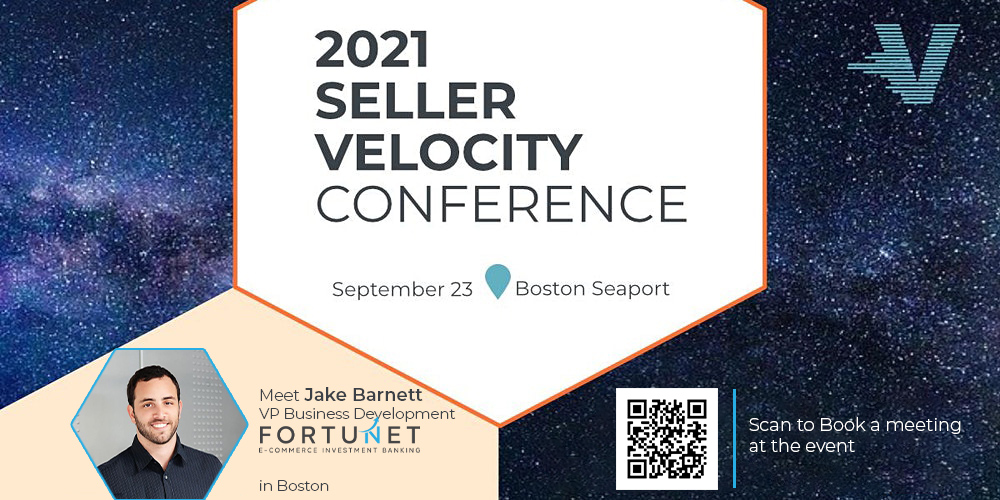 Going to Seller Velocity in Boston? You can book a meeting with Jake Barnett from Fortunet ahead of time, or just say hi there. Schedule with Jake Barnett: bit.ly/3mr57ek

#FortunetIB #investmentbanking #amazonfba #amazonsellers #ecommerce