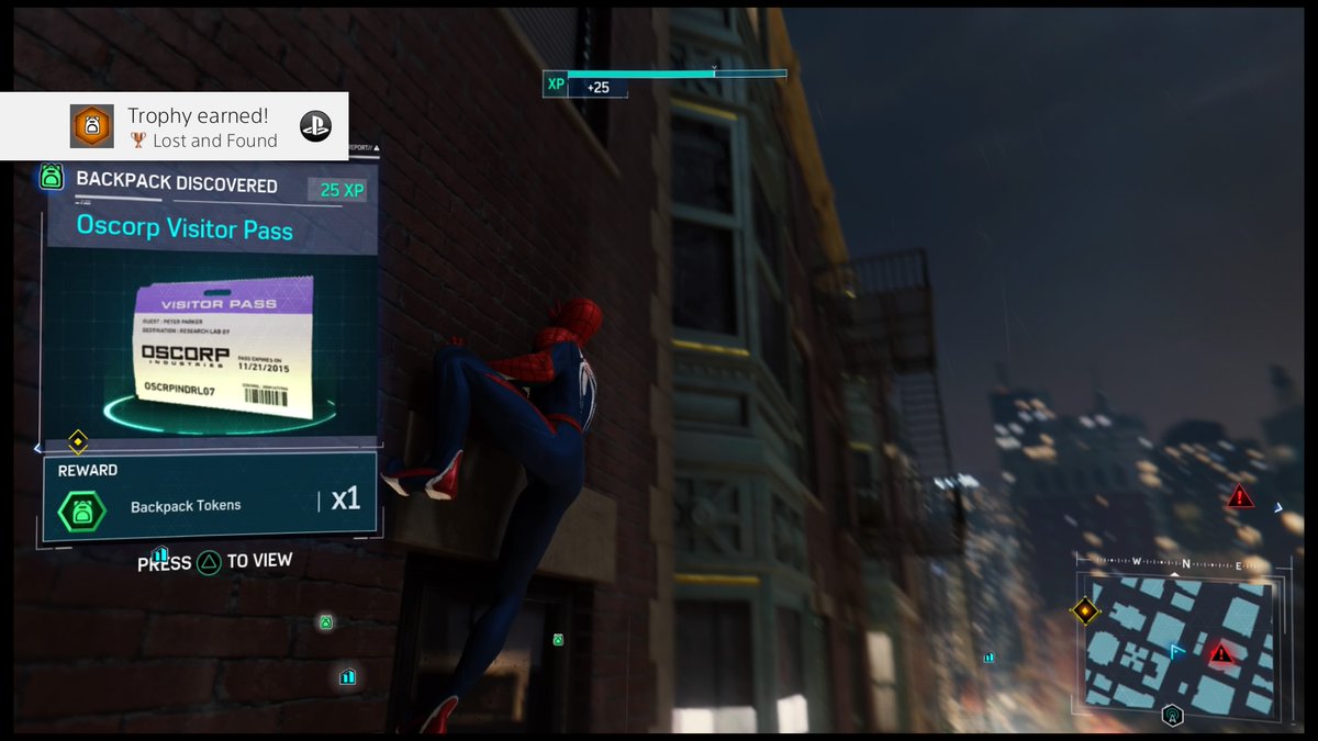 Marvel's Spider-Man
Lost and Found (Bronze)
Collect 5 Backpacks #PS4share https://t.co/NpbvZyfkGF https://t.co/l8OTZmG8JH