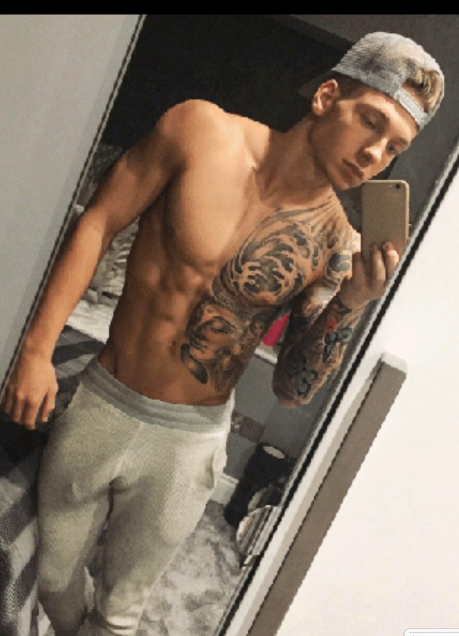 Hot guys shop in sweats