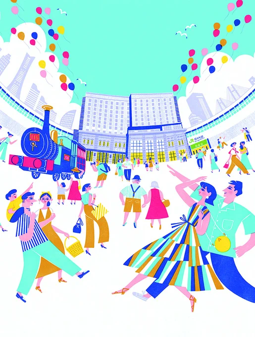 #イラストを4枚貼ると秋風に乗って絵柄を好いてくれる人の元へ届くらしい 
まだ風吹いてますか。。?
仕事やオリジナルで描いたあれやこれやの4枚です。
よろしくお願いします! 