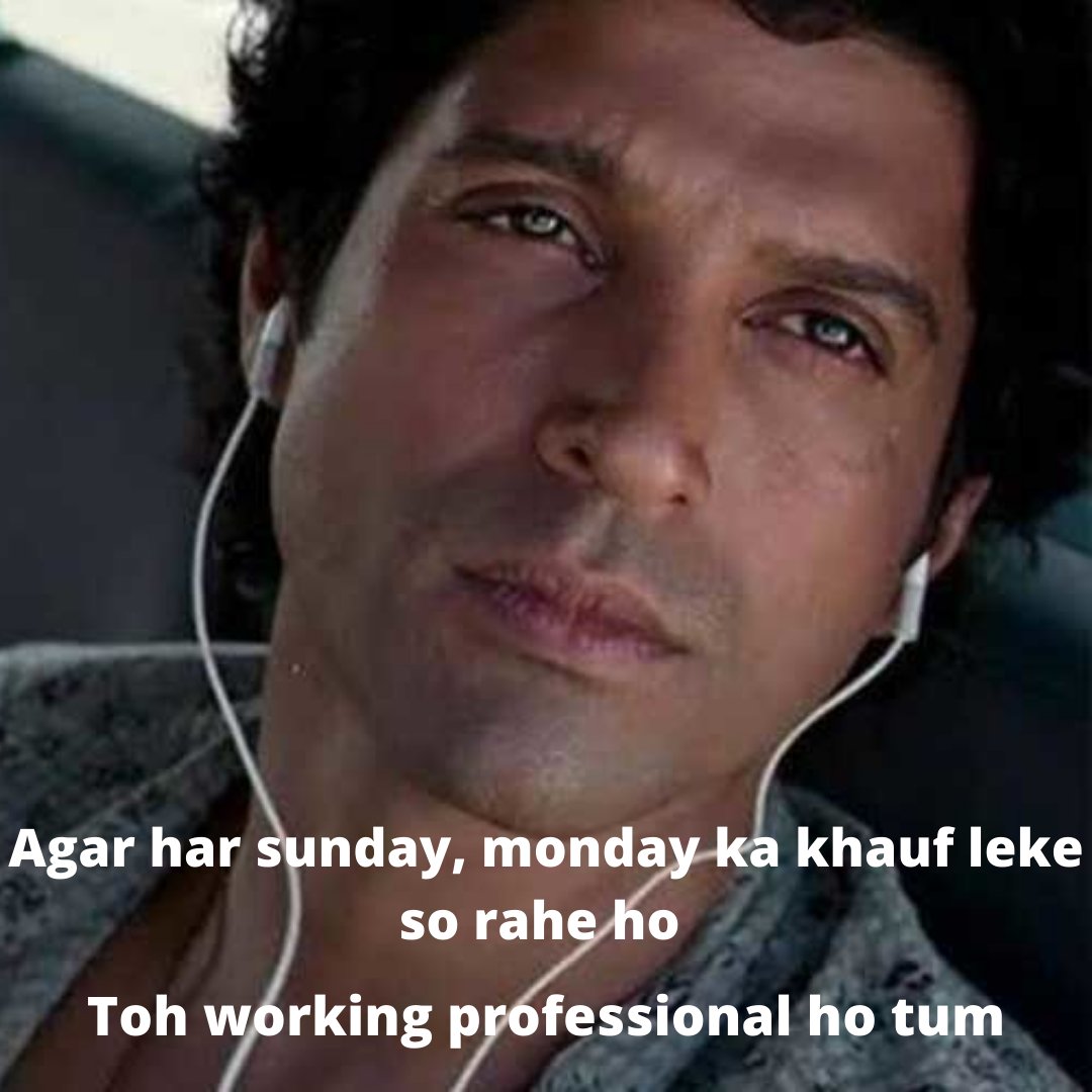 StackPR2's tweet photo. Me to Sunday : 

Jiske aane se mukammal ho gayi thi zindagi 🌈🥳
Dastakein khushiyon ne di thi mit gayi thi har kami 🚪🤩
Kyun bewajah di yeh saza
Kyun khwaab de ke woh le gaya💭❌
Jiyen jo hum lage sitam
Azaab aise woh de gaya 😫😫😫😫
#mondaythoughts #Monday #GodMorningMonday https://t.co/rF3652KVKI