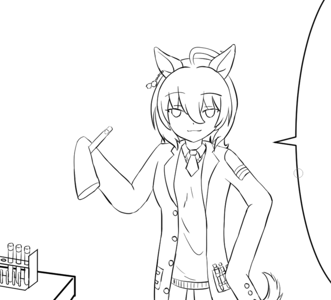 疲れたのでのんびり4コマ描いて休憩 